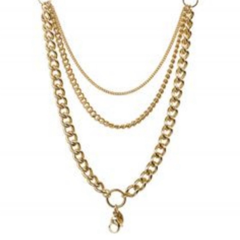 Origami Owl 28"-30" Gold Multi-Layer Chain